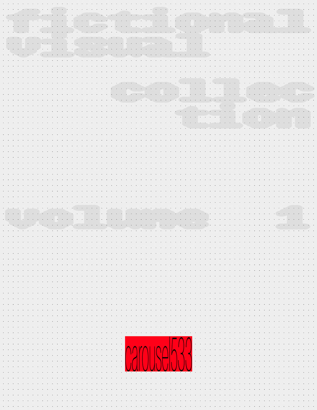FICTIONAL VISUAL COLLECTION VOL.1